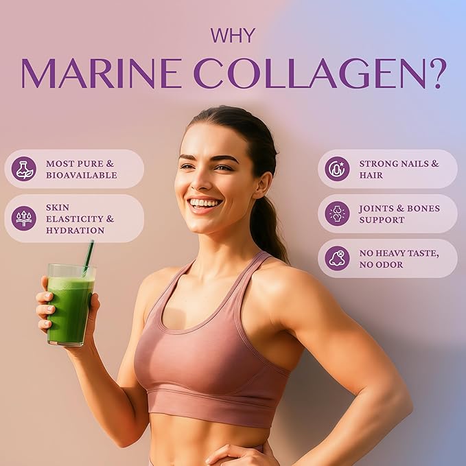 Aya Matcha Organic Ceremonial Grade Matcha Powder with Marine Collagen – Premium Matcha Green Tea for Women – Sugar Free Matcha Latte Mix – Keto Matcha Collagen Protein Powder for Lattes & Smoothies